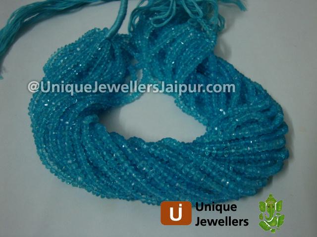 Crystal Dyed BT Faceted Roundelle Beads